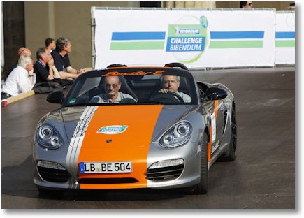 Porsche auf der Michelin Challenge Bibendum in Berlin 2 Porsche Boxster E 6