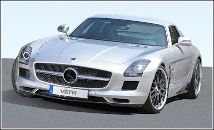 Tuning: Mercedes-Benz SLS by VÄTH 1 vaeth c197 sls front