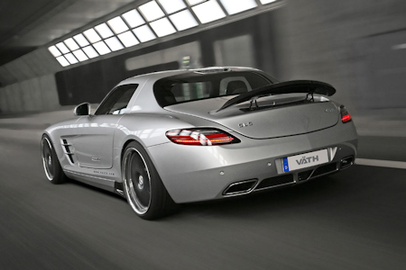 Tuning: Mercedes-Benz SLS by VÄTH 3 vaeth c197 sls heck fahraufnahme