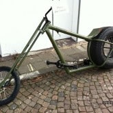 spatenbike schaufelrad custom bike