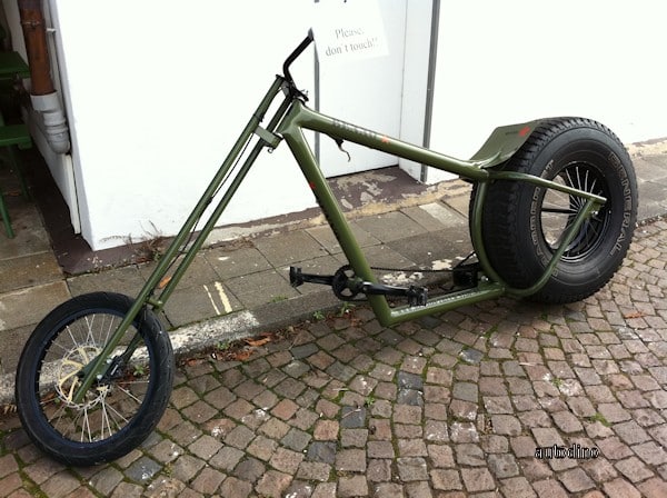 spatenbike schaufelrad custom bike