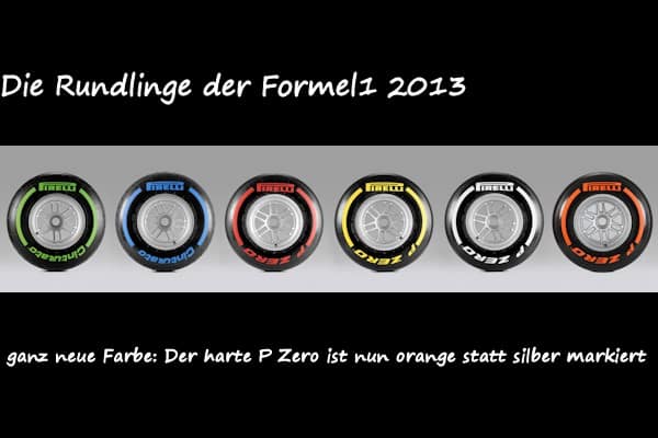 F1 Pirelli Reifen 2013