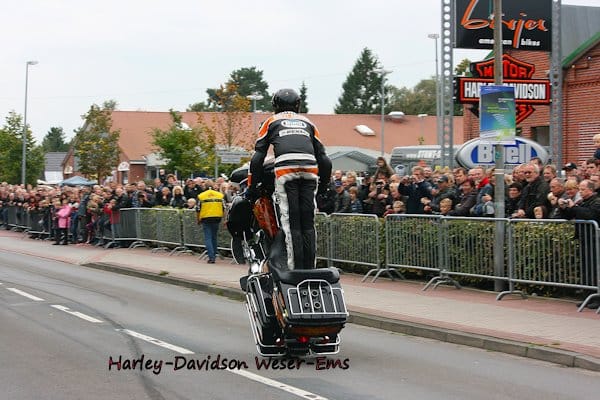 Harley Davidson Stunt Wheelie