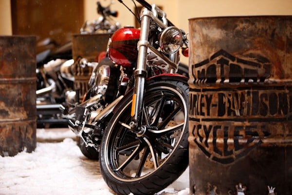 Harley Davidson Motorrad open