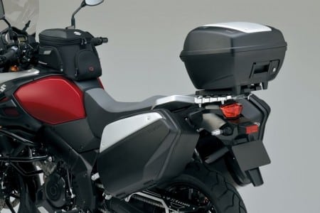 Zubehör für die neue Suzuki V-Strom 1000 ABS 11 Suzuki V-Strom 1000 ABS mit Zubehör Topcase und Koffern