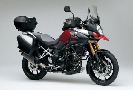 Zubehör für die neue Suzuki V-Strom 1000 ABS 6 Suzuki V-Strom 1000 ABS mit tieferer Zubehör Sitzbank