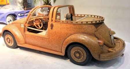 Das nenn ich Retro. Käfer Cabrio im Holzschindellook 2 Holzschindel VW Käfer Tuning