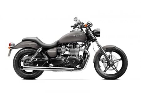 Triumph mit 5 neuen Modellen auf der EICMA 2013 3 Triumph Speedmaster in Matt Graphite