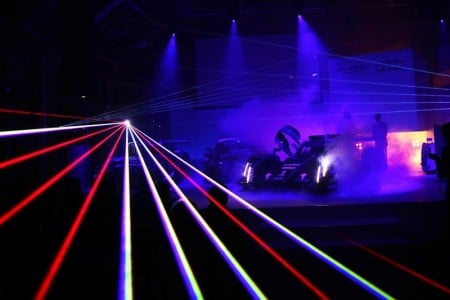 Audi R18 e tron quattro mit Laser Licht
