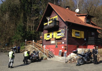 Motorradtour zum Hexenhaus Café Bad Brückenau