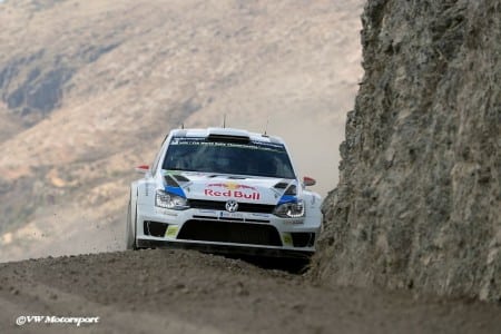 VW Polo R WRC bei Rallye Mexiko. Foto: VWM