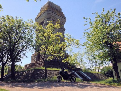 Besuch eines Bismarckturmes in Thüringen