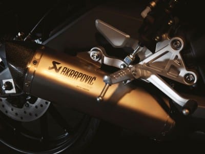 Yamaha MT-125 mit Akrapovic Auspuff