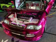Pink Tussi Car mit High Heels