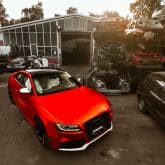 Audi RS5 Folierung Tuning rot