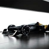Spektakuläre Rennwagenstudie Renault R.S. 2027 Vision 9 Renault Studie RS 2027 Vision