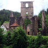 Schwarzwald-Elsass Motorradtour 13 Klosterhof Allerheiligen Schwarzwald