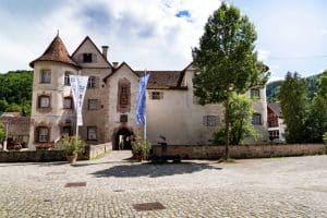 Schwarzwald-Elsass Motorradtour 20 Wasserschloss Glatt