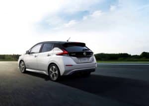 Neuer Nissan Leaf Elektroautos