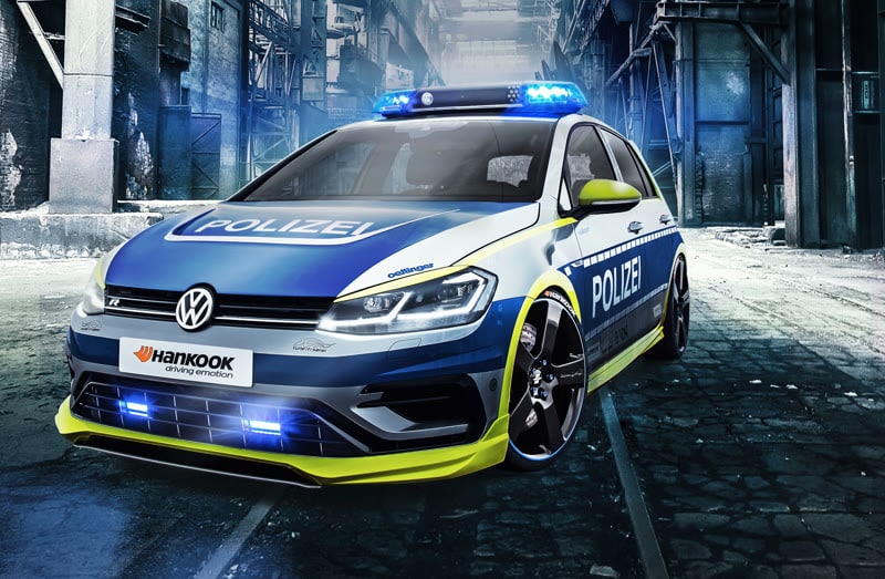 Polizei VW Golf R