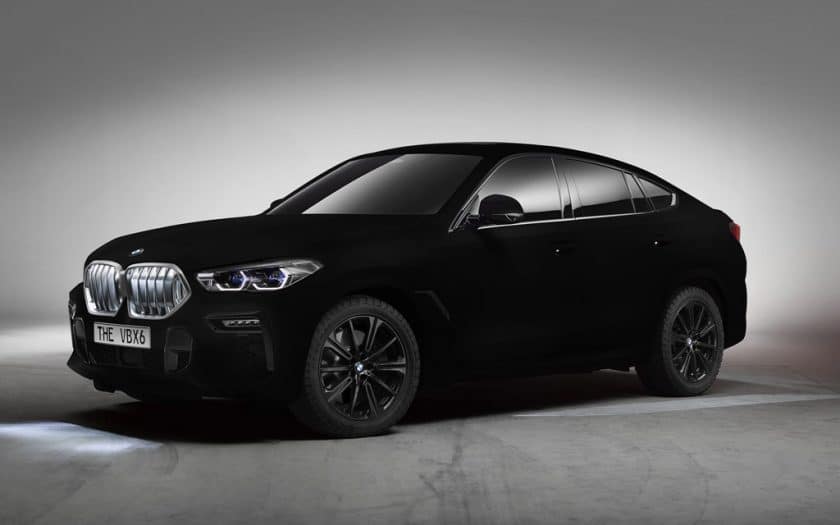 BMW X6 Vantablack