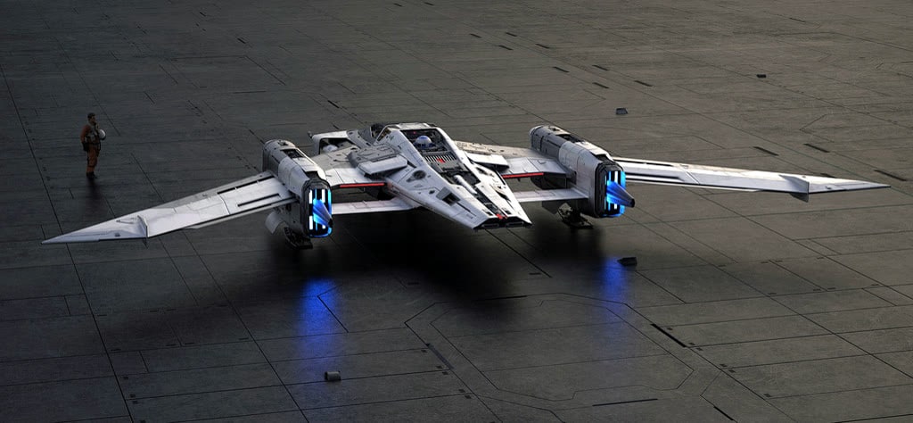 Star Wars Tri Wing S 91x Pegasus Starfighter 002