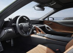 Lexus LC 500 Club Edition Test Innenraum