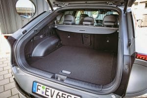 Kia EV6 Test Fahrzeug Innenraum