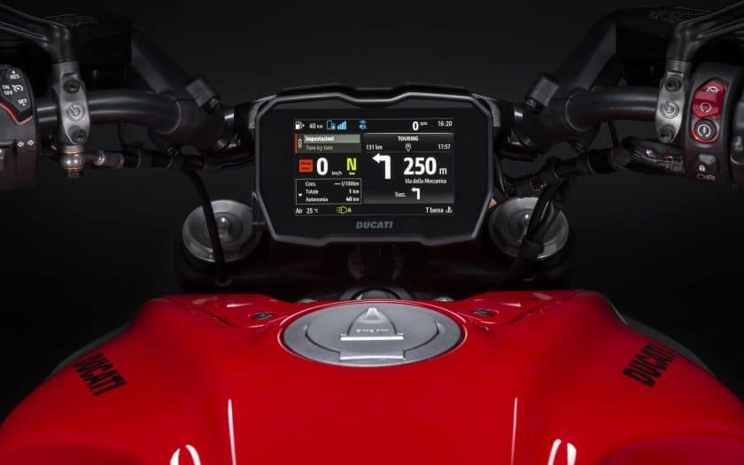 Ducati Turn-by-Turn-Navigation