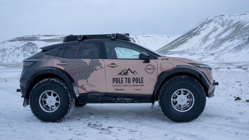 Nissan Ariya Expeditionsfahrzeug