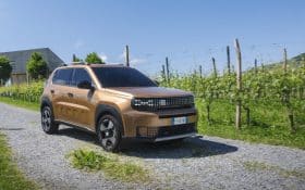 Fiat Grande Panda Hybrid Test Fahrzeug