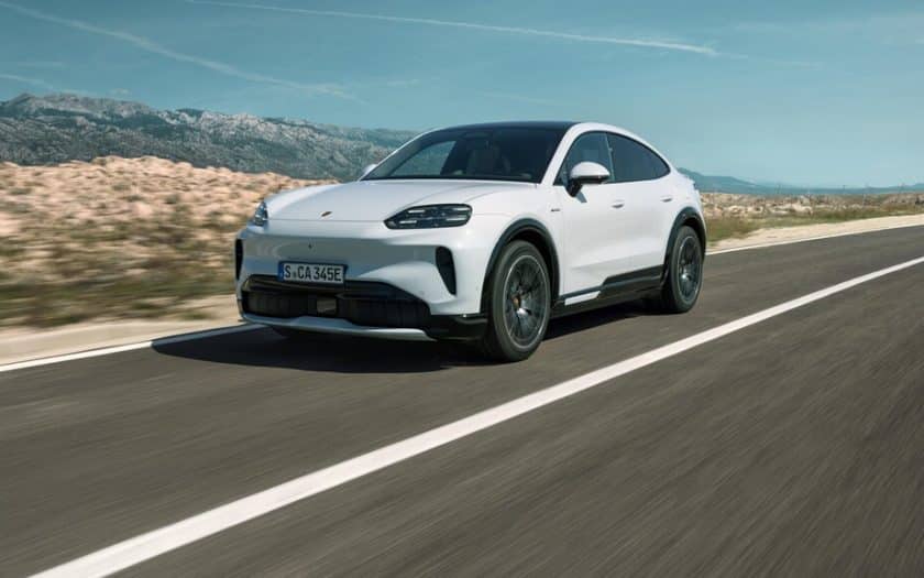 Porsche Cayenne S Coupé electric.