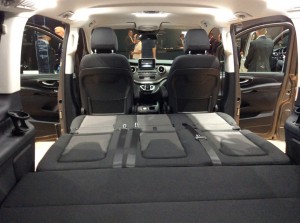Mercedes V 220d 4matic Innenraum