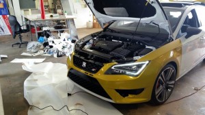 Seat Leon Cupra Folierung Front  