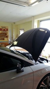 Seat Leon Cupra Folierung Motorhaube   