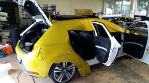 Seat Leon Cupra Folierung Seite   
