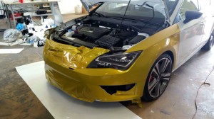 Seat Leon Cupra Folierung Stossstange2   