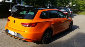 Seat Leon ST Cupra 290 Folierung Orange 2      