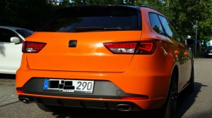 Seat Leon ST Cupra 290 Folierung Orange 3      