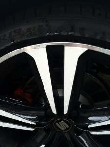 Seat Leon ST Cupra Felge foliert     