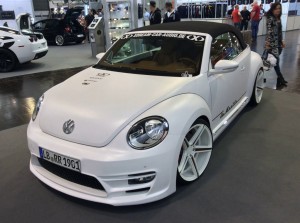 VW Beetle Cabrio Folierung Essen Motor Show
